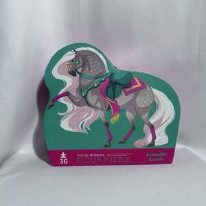 Horse Dreams 36 pc Jigsaw Floor Puzzle 20" X 27" Crocodile Creek, 3 yrs+ Sturdy